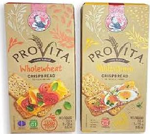 Provita Wholewheat Crispbread 250g (3 Refs)