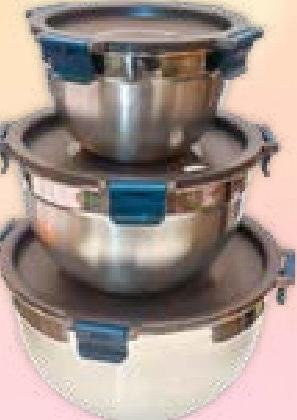 Salad Bowl Set Stainless