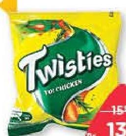 Twisties Bbq Curry, Cheese, Chicken 15 g