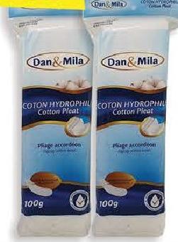 Dan&Mila Cotton Hydrophile Cotton Pleat 100g