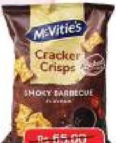 McVitie's BBQ Cracker Crisps Smoky Barbecue Flavour 110g