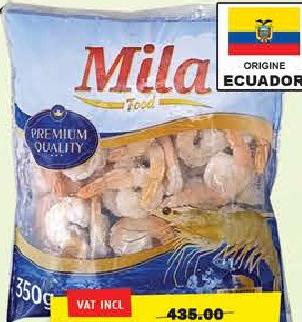 Mila White Prawns with Tails 41/50 350g