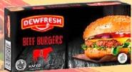 DEWFRESH Beef Burgers La boîte x 10 - 400 g