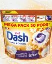 Dash 2-in-1 Laundry Pods Mega Pack 50 Pods