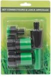 Kit of 4 Hose Connectors and Sprayer, Diameter: 15 mm