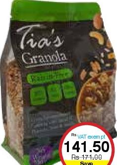 Tia's Granola all refs - 500g