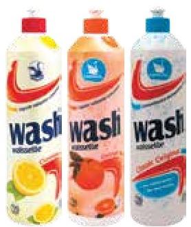 Wash Concentrated Perfumed Dish Liquid 750ml