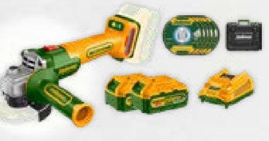 JADEVER Cordless Angle Grinder 20V Complete