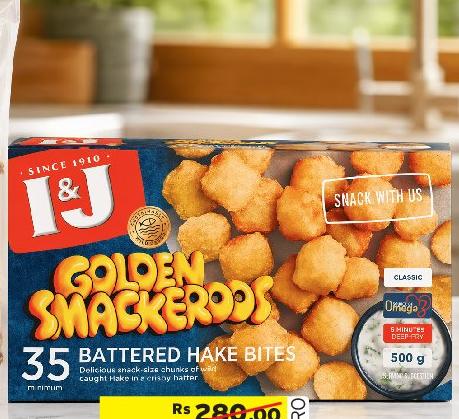 I&J GOLDEN SMACKEROOS 500G