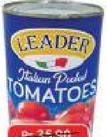 Leader Whole Peeled Tomatoes 400g