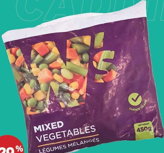 Winners Mixed Vegetables 450g