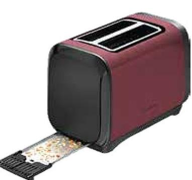 Moulinex Two Slots Inox Toaster LT5SODE