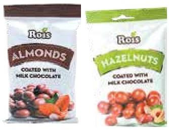 Rois Milk Chocolate Coated Almonds / Hazelnuts 80g