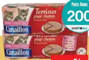 Canaillou Terrine pour Chaton 4x400g
