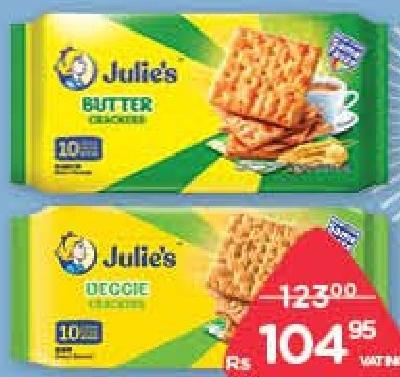 Julie's Butter, Salty, Vege Crackers 230/250 g