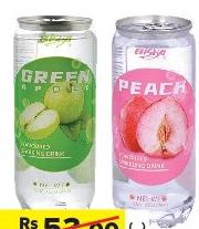 Elisha Flavoured Sparkling Water 350ml (Green Apple & Peach)