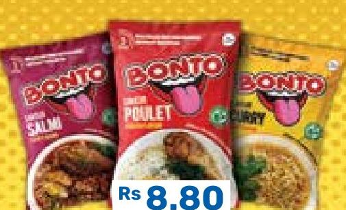 Bonto Instant Noodles Poulet, Salmi, Curry