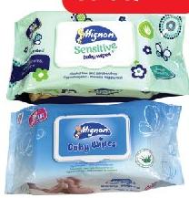 Mignon Baby Wipes x80 + 20 Gratuit