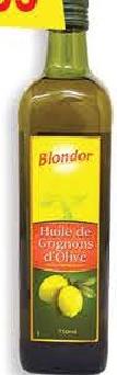 Blondor Huile De Grignons D'olive 750ml