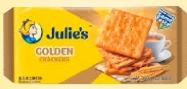 Biscuits Golden crackers JULIE'S Le paquet de 230 g