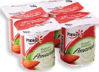 Yoplait Aromatisé Yogurt Saveur Amande 100g (4 Refs)