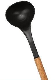 Ladle Wood and Plastic