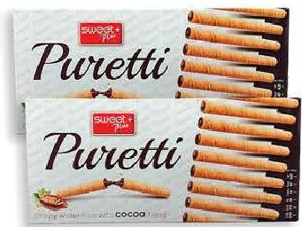 Sweet+ Puretti Wafer Rolls With Cocoa Filling 150g