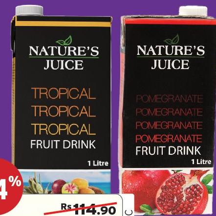 Nature's Juice 1L (Tropical & Pomegranate)