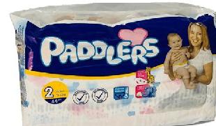 Paddlers Eco Pack Baby Diapers Mini x 44 / Midi x 40 / Maxi x 36