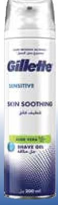 Gillette Gel Comfortable Glide/Sensitive Gel Soothing - 200ml