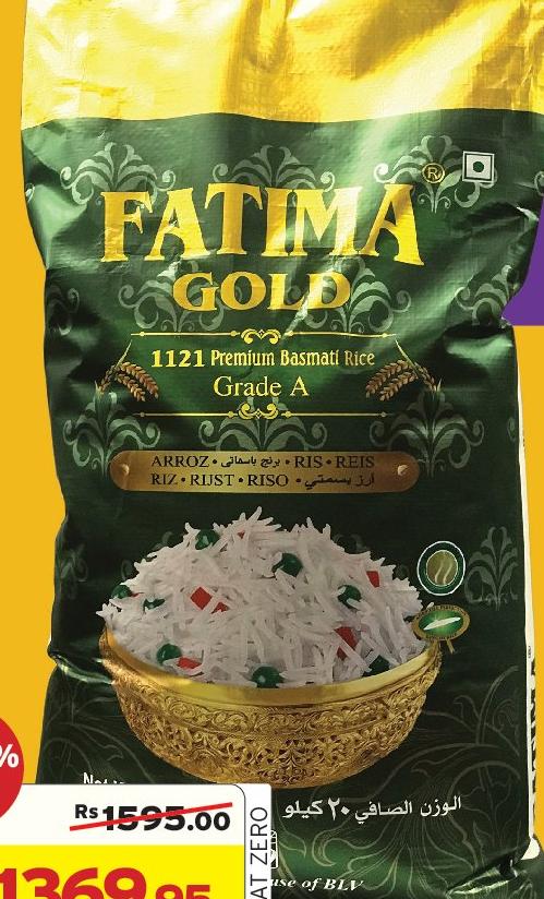 Fatima Gold Basmati Rice 20kg