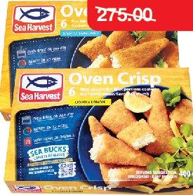 Cape Whiting Oven Crisp - Sea Harvest Nature / Lemon 400g