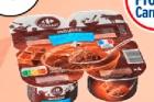 Mousse au chocolat légère CARREFOUR Les 4 pots de 60 g Disponible au chocolat noir