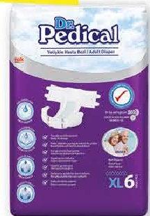 Dr Pedical Adult Diaper XL x6