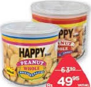 Happy Peanuts Garlic, Spicy, Salted, With Raisins, Roasted Low Salt, Honey 110/120/150 g