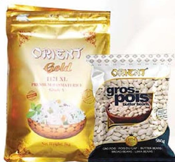 Orient Gold Basmati Rice 5KG 1121 XL + 1 Orient Grios Pois 500G