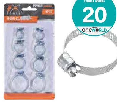 FX Tools Hose Clip x 8Pcs