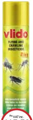 Vlido Flying Crawling Insecticide Yellow Cap - 400ml