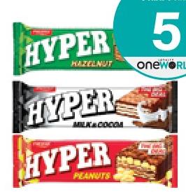 Prestige Hyper Wafers Hazelnut / Milk & Cocoa / Peanut 50g