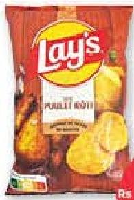 Lay's Chips Bbq, Camponesas, Nature, Original, Poulet 44/45 g