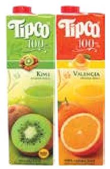 Tipco 100% Kiwi & Grape / Valencia Orange Juice 1L