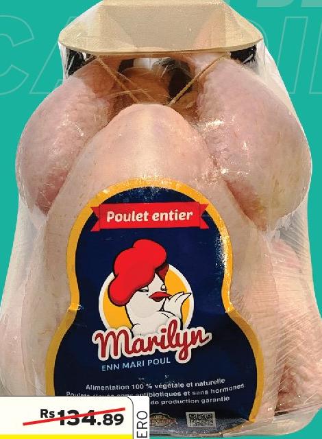 Marilyn Poulet Entier 500G