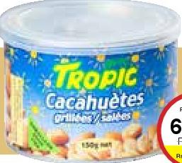Tropic Roasted Peanuts in Can - 150g