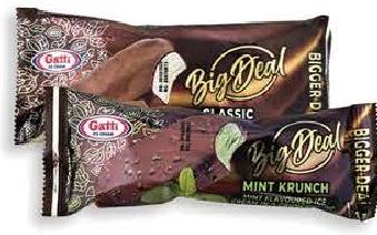 Gatti Big Deal Ice Cream Bars 100ml (5 Refs)