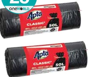 Apta Sac Poubelle Classic 50L x 15