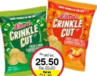 Willards Crinkle Cut Chips 30g