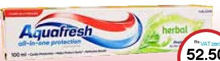 Aquafresh Herbal/Fresh Gel - 100ml