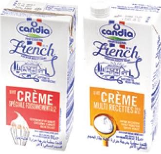 Candia UHT Crème Spéciale Foisonnement / Multi Recettes 1L