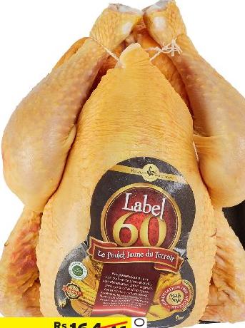 LABEL 60 POULET ENTIER 500G