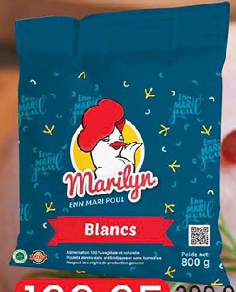 Marilyn IQF Blanches 800g